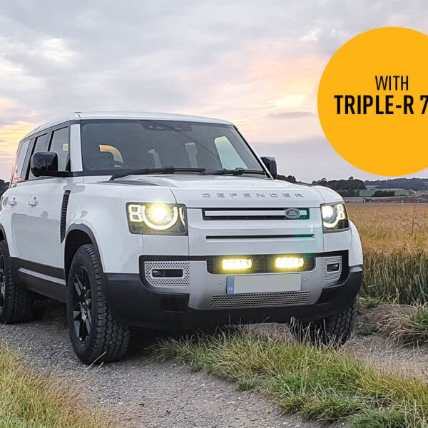 Σετ γρίλιας για Land Rover Defender (2020+) με Triple-R 750 Std 9240 Lumens Lazerlamps