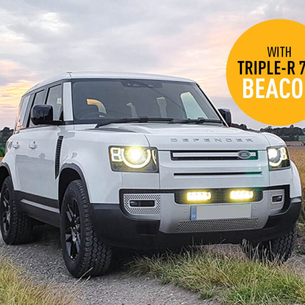 Σετ γρίλιας για Land Rover Defender (2020+) με Triple-R 750 BCN 10800 Lumens Lazerlamps