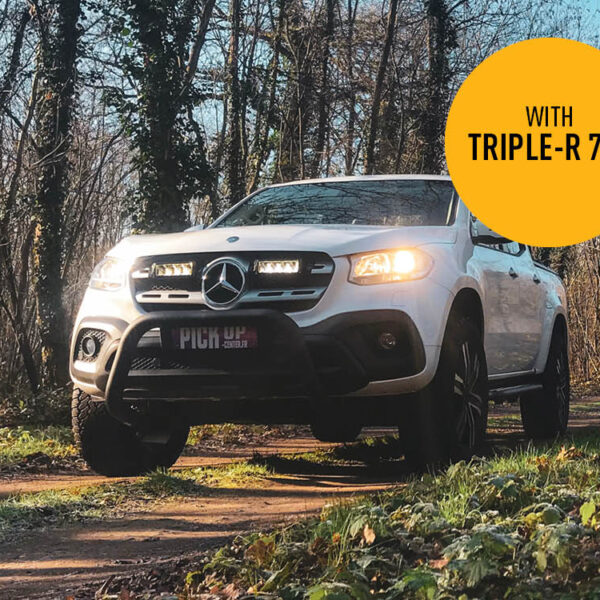 Σέτ τοποθέτησης γρίλιας για Mercedes X-Class (2017+) με Triple-R 750 Std Με φώτα θέσης 9240 Lumens Lazerlamps