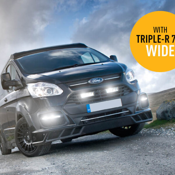 Σετ γρίλιας για Ford Transit Custom (2012-2017) Με Triple-R 750 Wide 9240 Lumens Lazerlamps