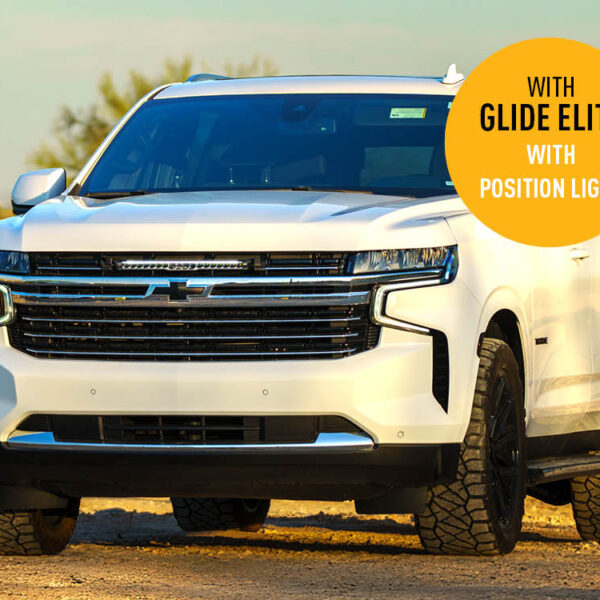 Σετ γρίλιας για Chevrolet Tahoe (2021-2022) & Suburban (2021-2024) Με Glide Elite Με Φώτα θέσης 12800 Lumens Lazerlamps