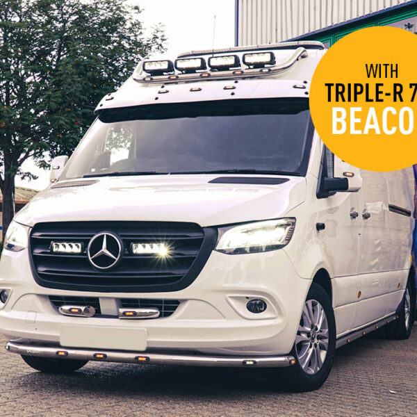 Κιτ τοποθέτησης γρίλιας για Mercedes Sprinter (2018+) με Triple-R 750 (Με Φώτα θέσης και Φάρο) 10800 Lumens Lazerlamps