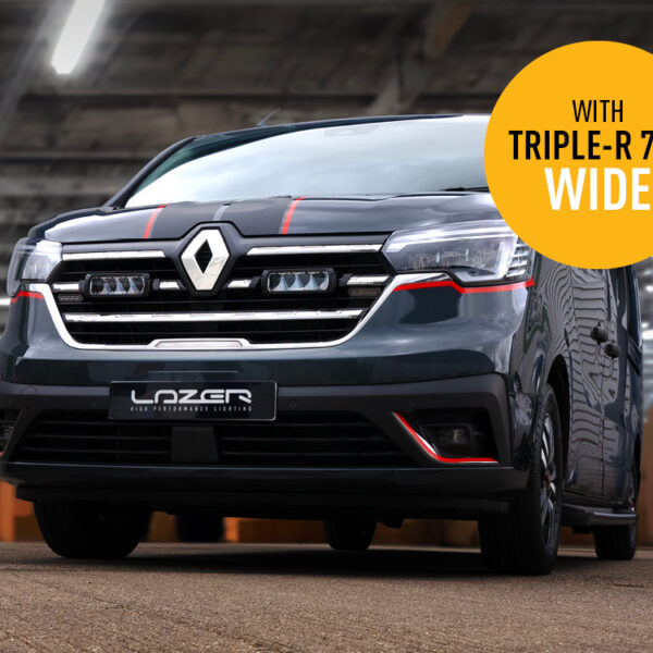 Σετ τοποθέτησης γρίλιας για Renault Trafic (2023+) Με Triple-R 750 Wide 9240 Lumens Lazerlamps