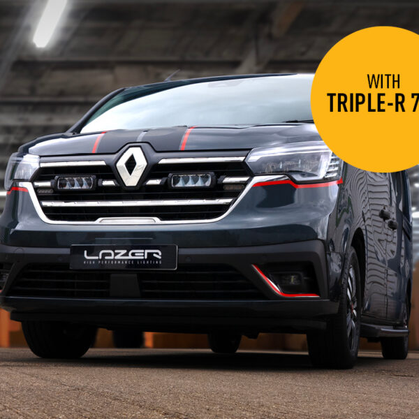 Σετ τοποθέτησης γρίλιας για Renault Trafic (2023+) Με Triple-R 750 (Με Φώτα θέσης) 9240 Lumens Lazerlamps