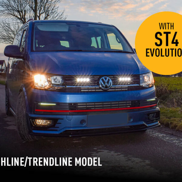 Σέτ γρίλιας για VW Transporter T6 (2016+) (Highline/Trendline) με ST4 Evolution 8272 Lumens Lazerlamps