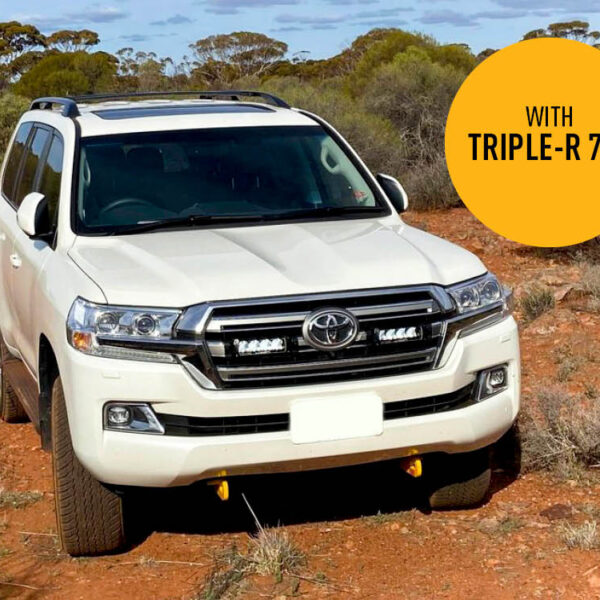 Σετ τοποθέτησης γρίλιας για Toyota Landcruiser 200 (2015-2021) με Triple-R 750 Std 9240 Lumens Lazerlamps