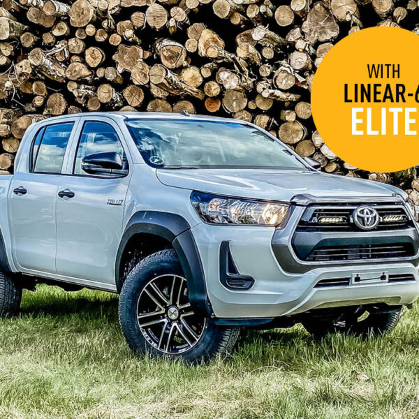 Σετ τοποθέτησης γρίλιας για Toyota Hilux (2021+) με Linear 6 Elite 9100 Lumens Lazerlamps