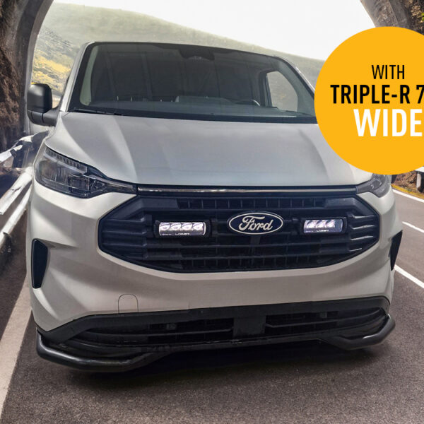 Σετ γρίλιας για Ford Transit Custom (2024+) με Triple-R 750 Wide 9240 Lumens Lazerlamps
