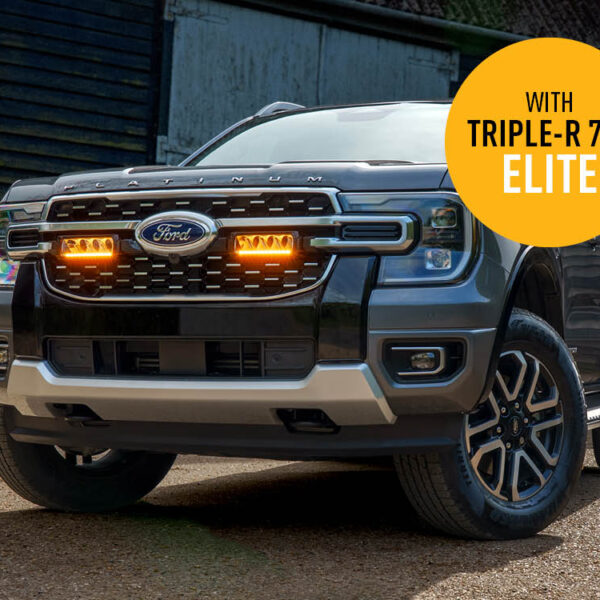 Σετ γρίλιας για Ford Ranger Platinum (2023+) με Triple-R 750 Elite 10136 Lumens Lazerlamps