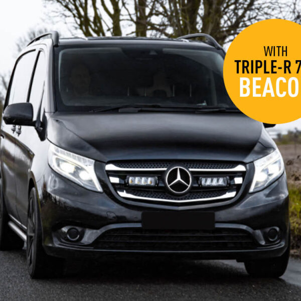 Σέτ τοποθέτησης γρίλιας για Mercedes Vito (2014-2019) με Triple-R 750 (Με Φώτα θέσης και Φάρο)10800 Lumens Lazerlamps