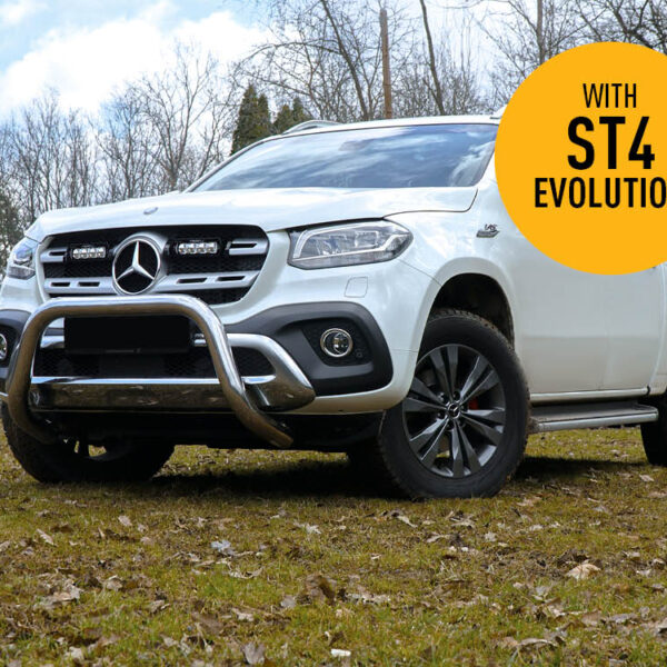 Σέτ τοποθέτησης γρίλιας για Mercedes X-Class (2017+) με ST4 Evolution 8272 Lumens Lazerlamps