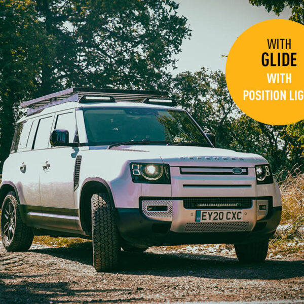 Σετ τοποθέτησης για Land Rover Defender (2020+) με Glide με φώτα θέσης 11500 Lumens Lazerlamps