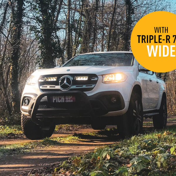 Σέτ τοποθέτησης γρίλιας για Mercedes X-Class (2017+) με Triple-R 750 Wide 9240 Lumens Lazerlamps