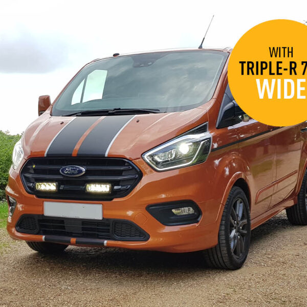Σέτ τοποθέτησης γρίλιας για Ford Transit Custom (2018-2022) με Triple-R 750 Wide 9240 Lumens Lazerlamps