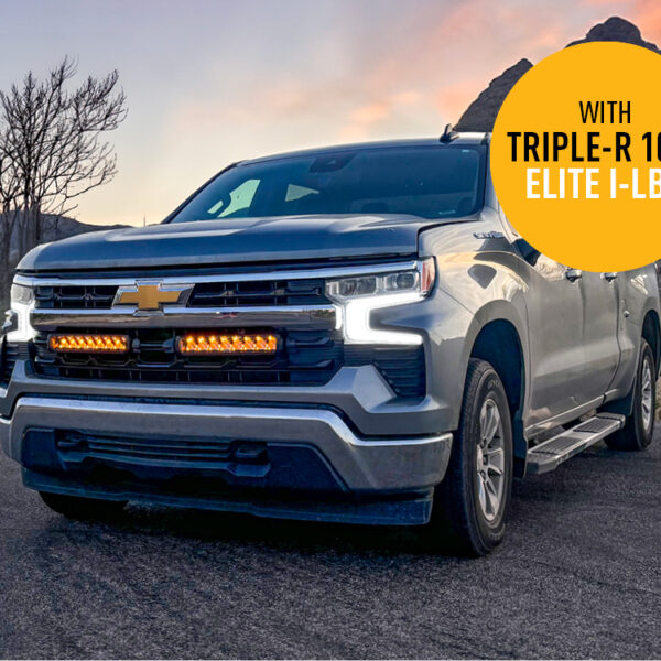 Σετ Γρίλιας για Chevrolet Silverado 1500 LT (2022-2024) με Triple-R 1000 Ilba 22136 Lumens Lazerlamps
