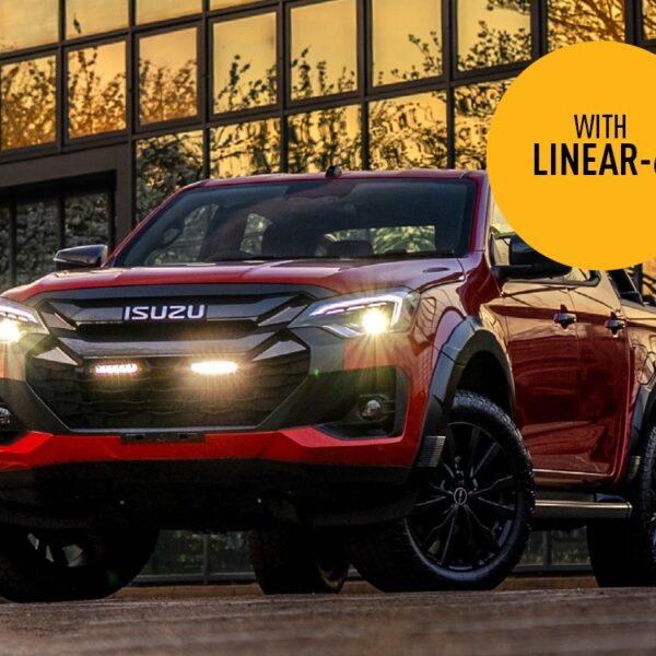 Σετ γρίλιας για Isuzu D-Max (2025+) με Linear 6 Std 4500 Lumens Lazerlamps