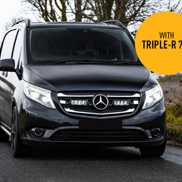 Σέτ τοποθέτησης γρίλιας για Mercedes Vito (2014-2019) με Triple-R 750 Std (Με Φώτα θέσης) 9240 Lumens Lazerlamps