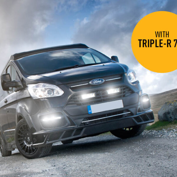 Σετ γρίλιας για Ford Transit Custom (2012-2017) Με Triple-R 750 Std 9240 Lumens Lazerlamps