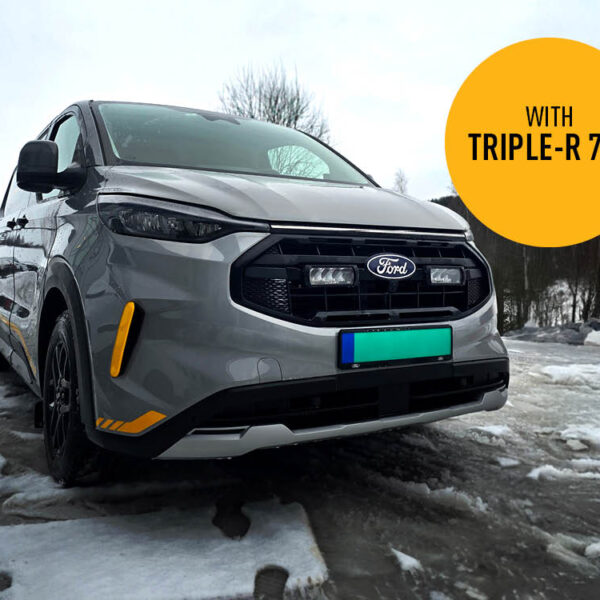 Σετ γρίλιας για Ford Transit Custom Trail (2024+) με Triple-R 750 Std (Με Φώτα θέσης) 9240 Lumens Lazerlamps