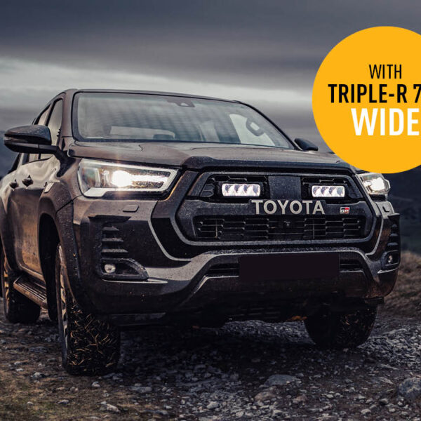 Σετ γρίλιας για Toyota Hilux GR Sport (2023-2024) με Triple-R 750 Wide 9240 Lumens Lazerlamps