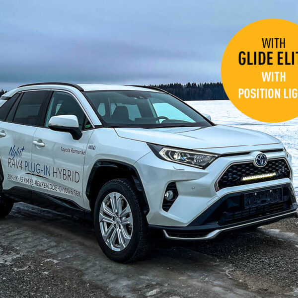 Σετ τοποθέτησης γρίλιας για Toyota Rav4 Plug-In Hybrid (2020+) - Glide Elite Με Φώτα θέσης 12800 Lumens Lazerlamps