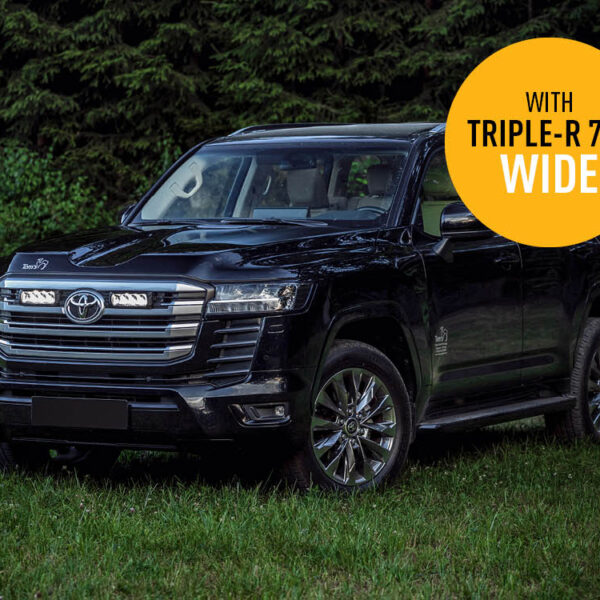 Σετ τοποθέτησης γρίλιας για Toyota Landcruiser 300 (2022+) Με Triple-R 750 Wide 9240 Lumens Lazerlamps