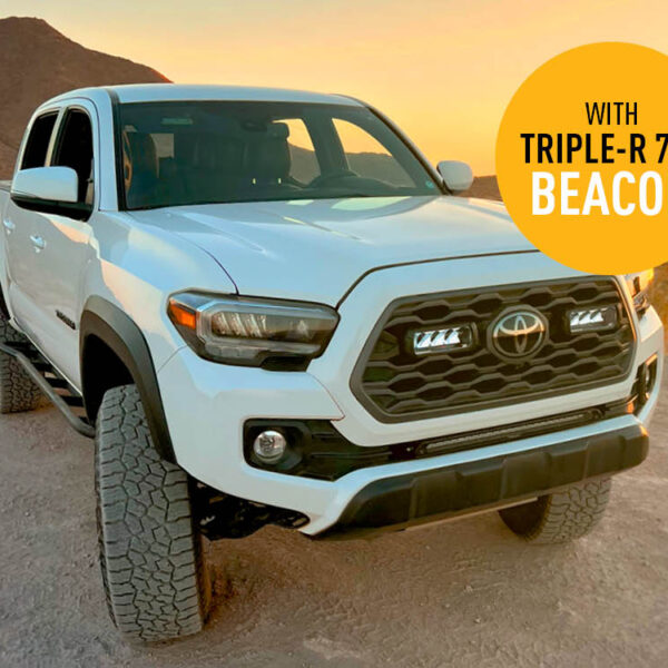 Σετ τοποθέτησης γρίλιας για Toyota Tacoma (2020-2023) Με Triple-R 750 (Με Φώτα θέσης και Φάρο) 10800 Lumens Lazerlamps