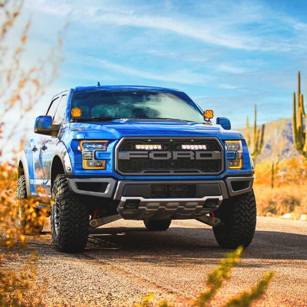 Σετ γρίλιας για Ford F-150 Raptor (2017-2020) με Carbon 6 Lazerlamps