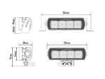 Μπάρα Led ST4 Evolution 8" (204mm) 4136 Lumens Lazerlamps - Image 9