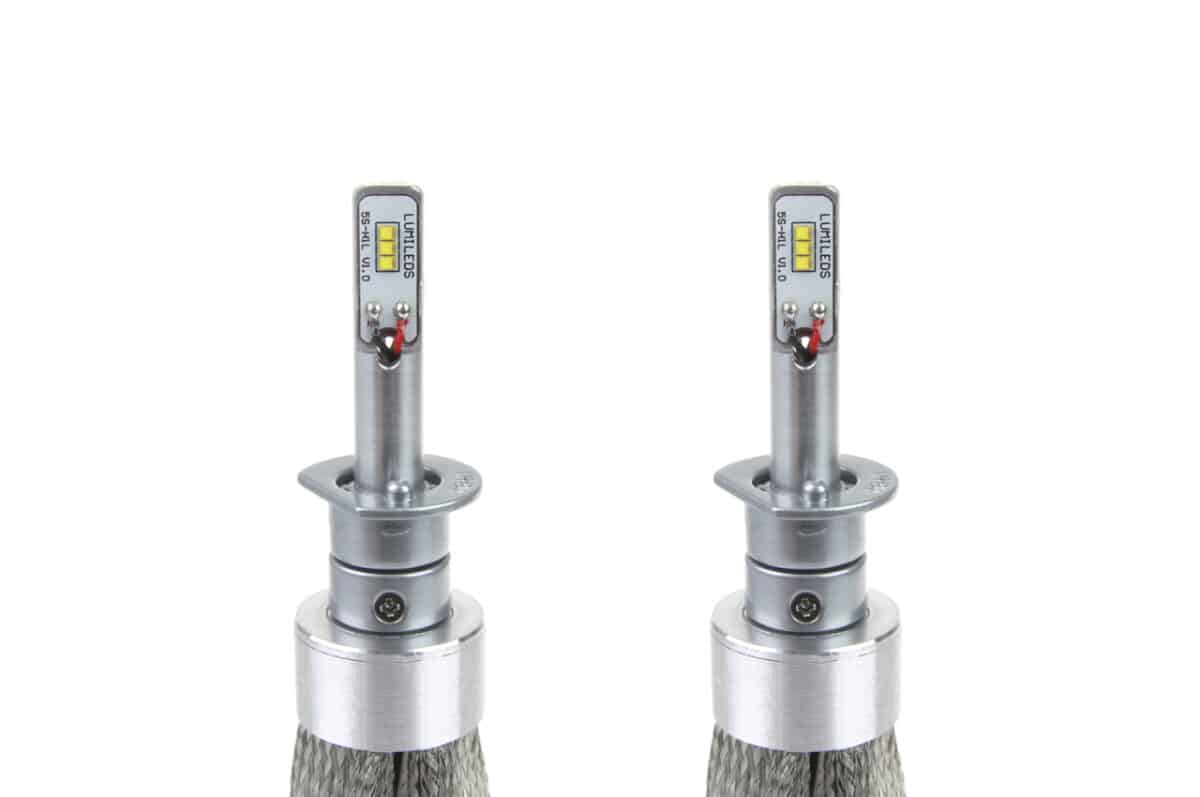 H1 RS+ SLIM SERIES 12-36V 50W 6000K 3500lm +200% LUXEON ZES LED CAN-BUS (ΨΥΚΤΡΑ ΛΕΠΙΔΕΣ ΦΤΕΡΟΥ) AMiO - 2 ΤΕΜ. - Image 1