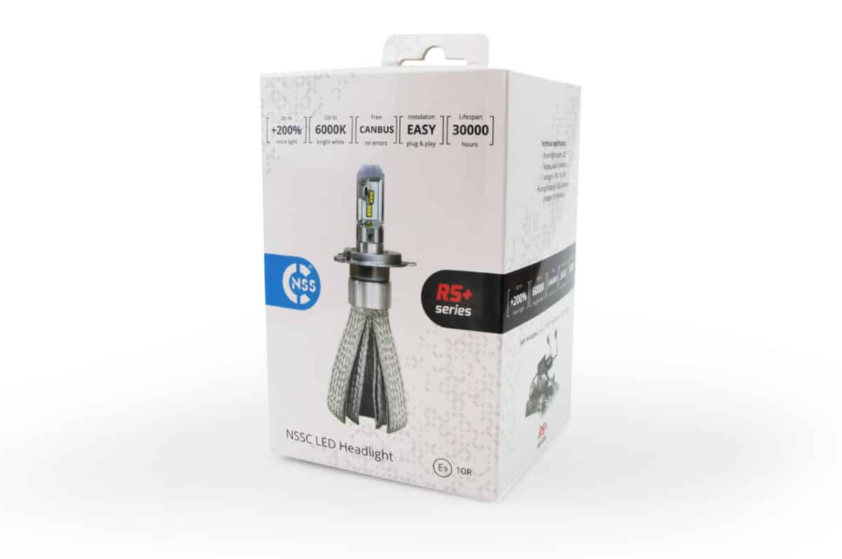 H1 RS+ SLIM SERIES 12-36V 50W 6000K 3500lm +200% LUXEON ZES LED CAN-BUS (ΨΥΚΤΡΑ ΛΕΠΙΔΕΣ ΦΤΕΡΟΥ) AMiO - 2 ΤΕΜ. - Image 4