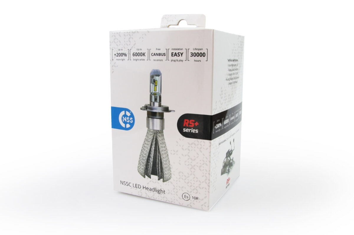 HB3 9005 RS+ SLIM SERIES 12-36V 50W 6000K 3500lm +200% LUXEON ZES LED CAN-BUS (ΨΥΚΤΡΑ ΛΕΠΙΔΕΣ ΦΤΕΡΟΥ) AMiO - 2 ΤΕΜ. - Image 2