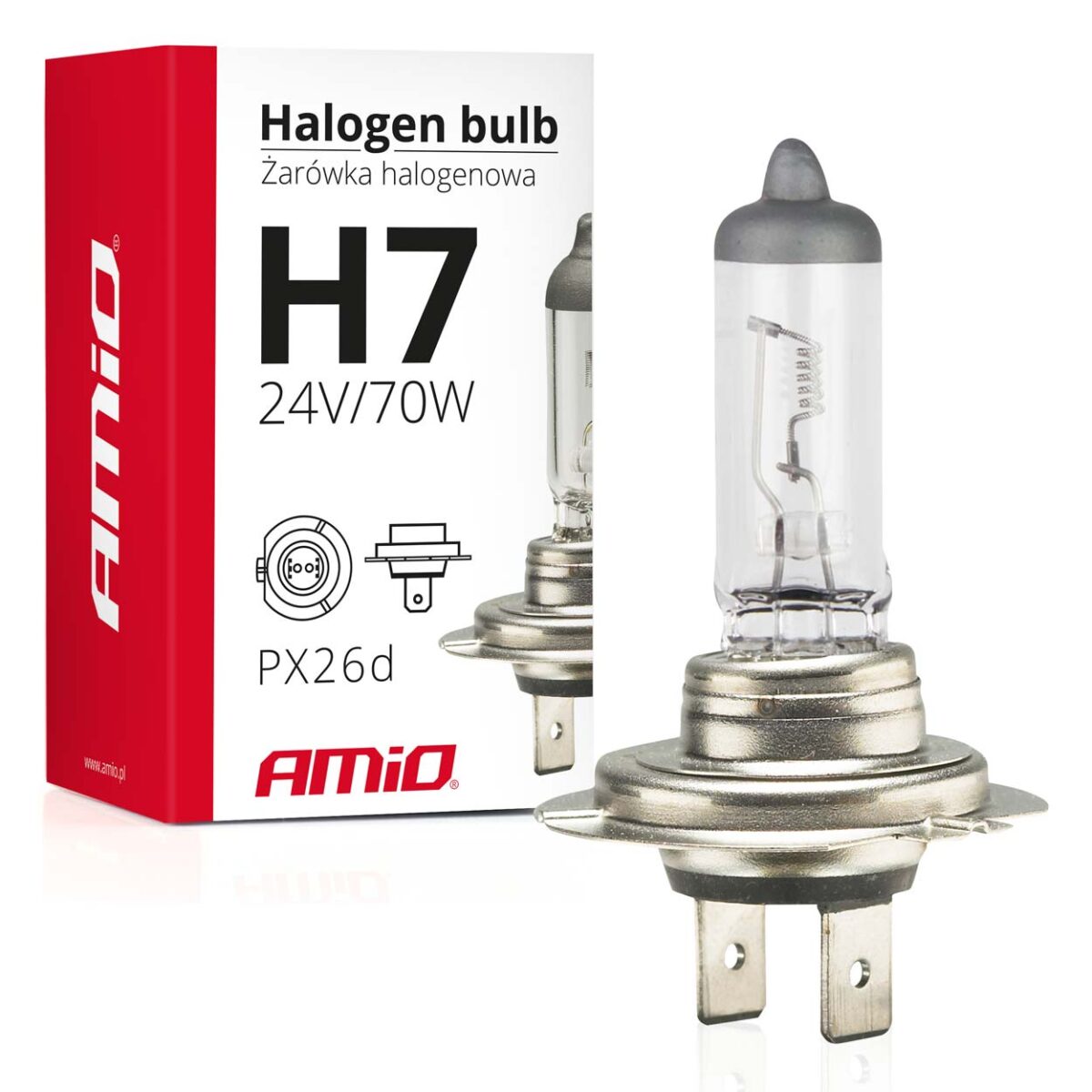 H7 24V 70W PX26d LUMITEC ΑΛΟΓΟΝΟΥ AMIO - 1 ΤΕΜ. - Image 1