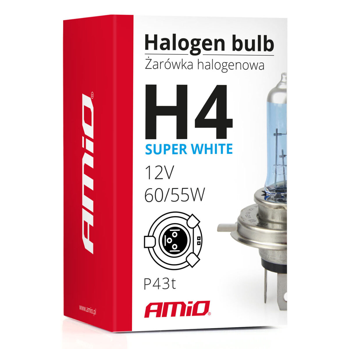 H4 12V 60/55W P43t SUPERWHITE 1ΤΕΜ. - Image 4