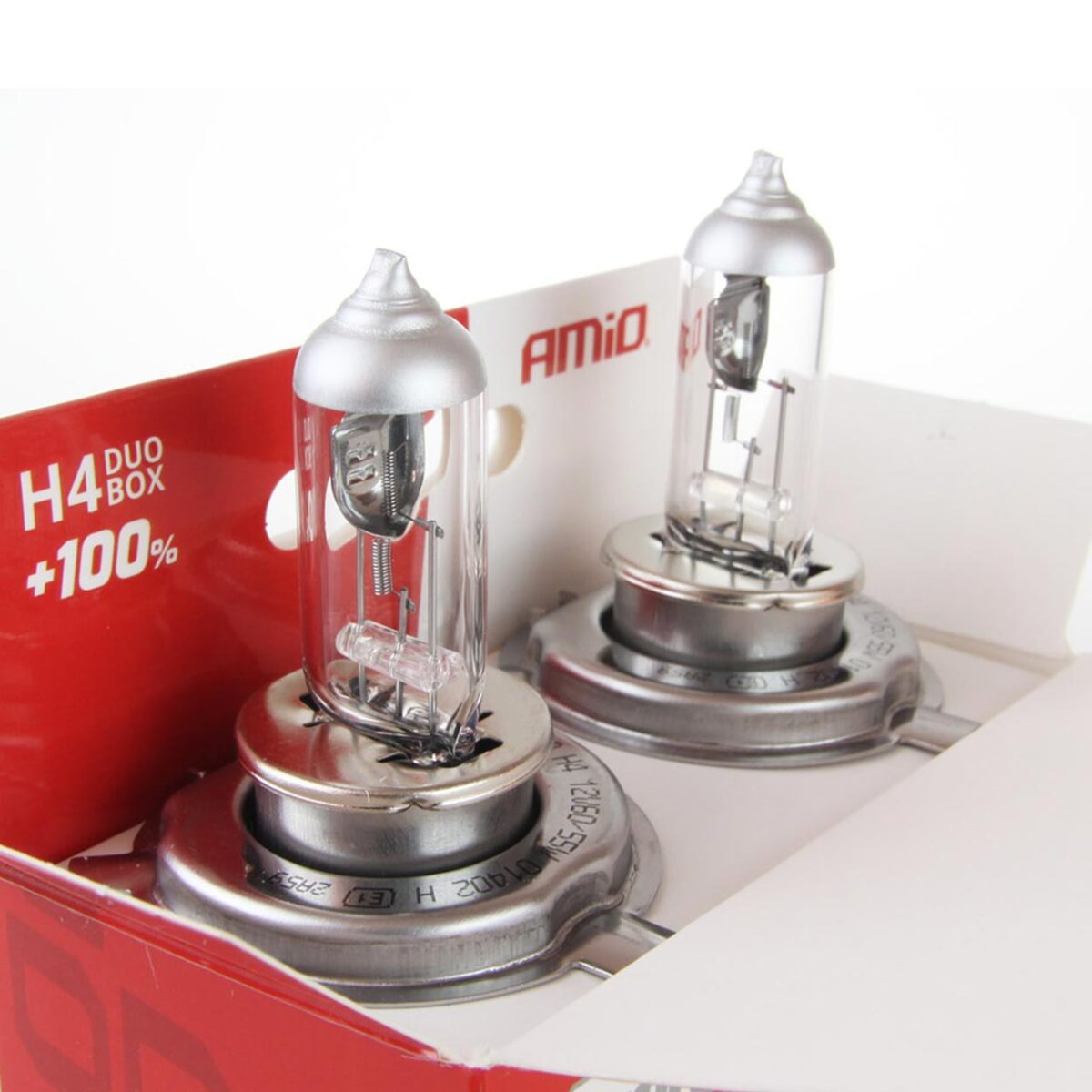 H4 12V 60/55W P43t LUMITEC SILVER ΑΛΟΓΟΝΟΥ +100% UP TO 25m AMIO - 2 ΤΕΜ. - Image 3