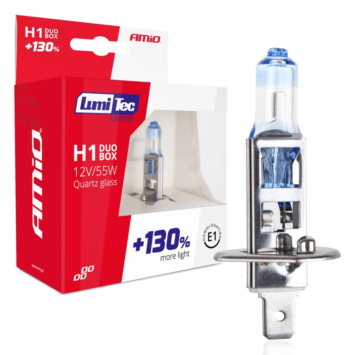 H1 12V 55W P14,5s LUMITEC LIMITED +130%  UP TO 40m ΑΜΙΟ- 2 ΤΕΜ. - Image 1
