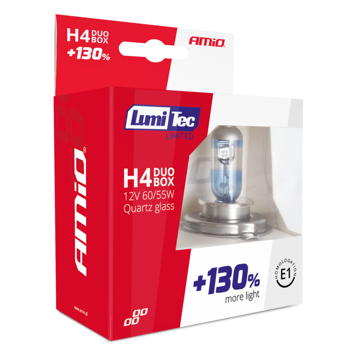 H4 12V 60/55W P43t LUMITEC LIMITED +130% UP TO 40m AMIO - 2 ΤΕΜ. - Image 5