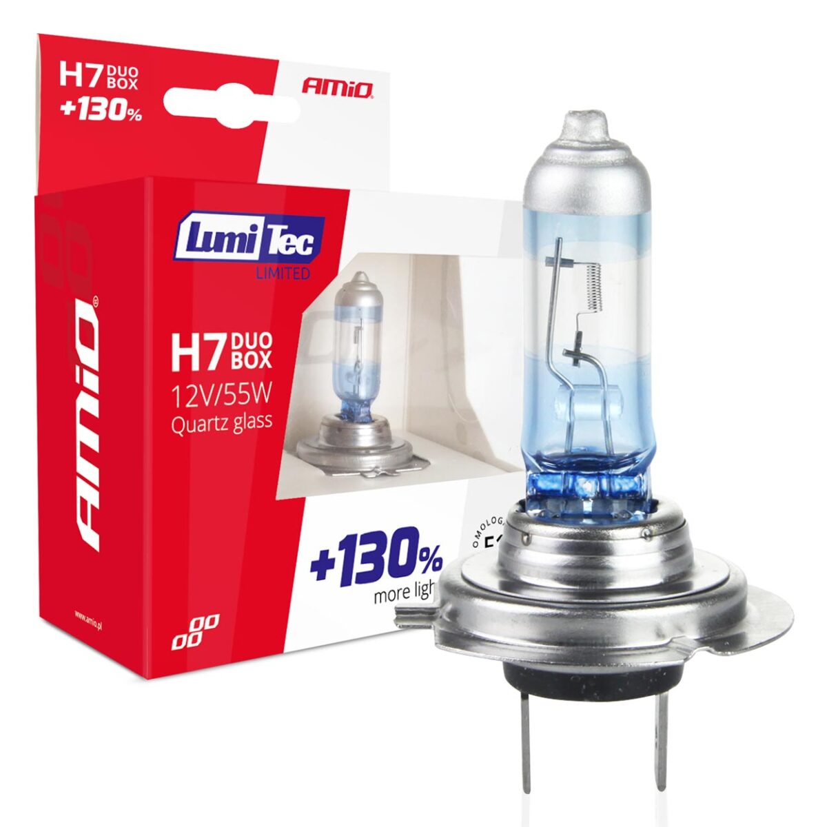 H7 12V 55W P14,5s LUMITEC LIMITED +130%  UP TO 40m AMIO - 2 ΤΕΜ. - Image 1