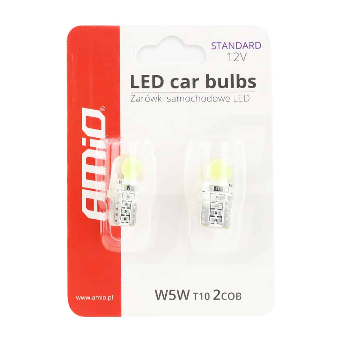 T10 W5W 12V W2,1x9,5d ΛΕΥΚΟ 5.600K 1xCOB LED ΣΙΛΙΚΟΝΗΣ(ΚΑΡΦΩΤΟ) 2ΤΕΜ. - Image 3