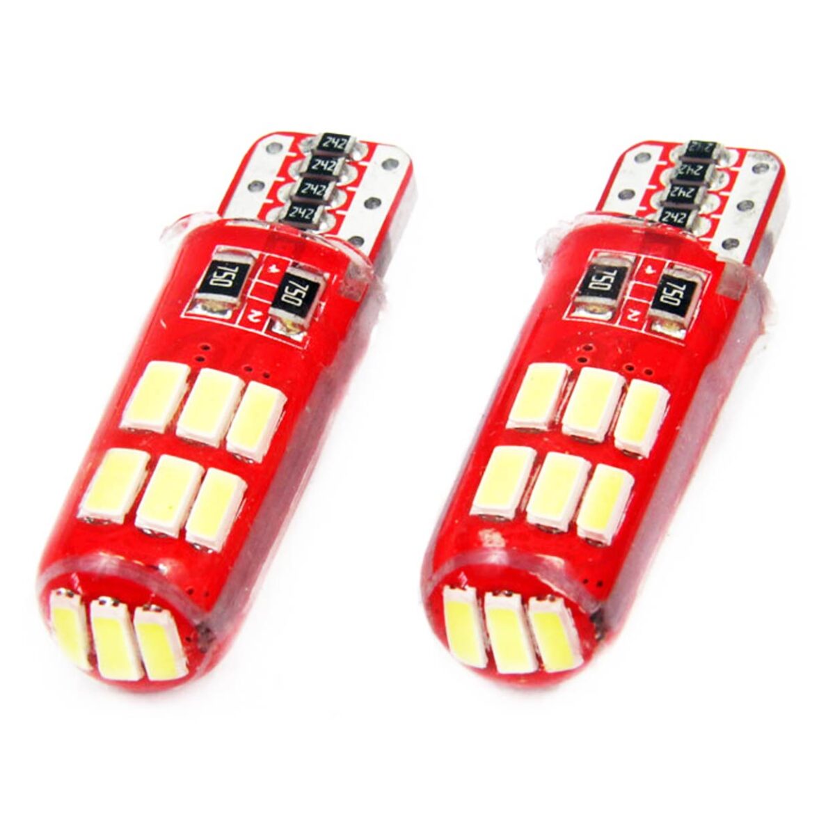 T10 W5W 12V W2,1x9,5d ΛΕΥΚΟ 5.600K 15SMDx4014 LED ΣΙΛΙΚΟΝΗΣ (ΚΑΡΦΩΤΟ - CAN-BUS) 2ΤΕΜ. - Image 2