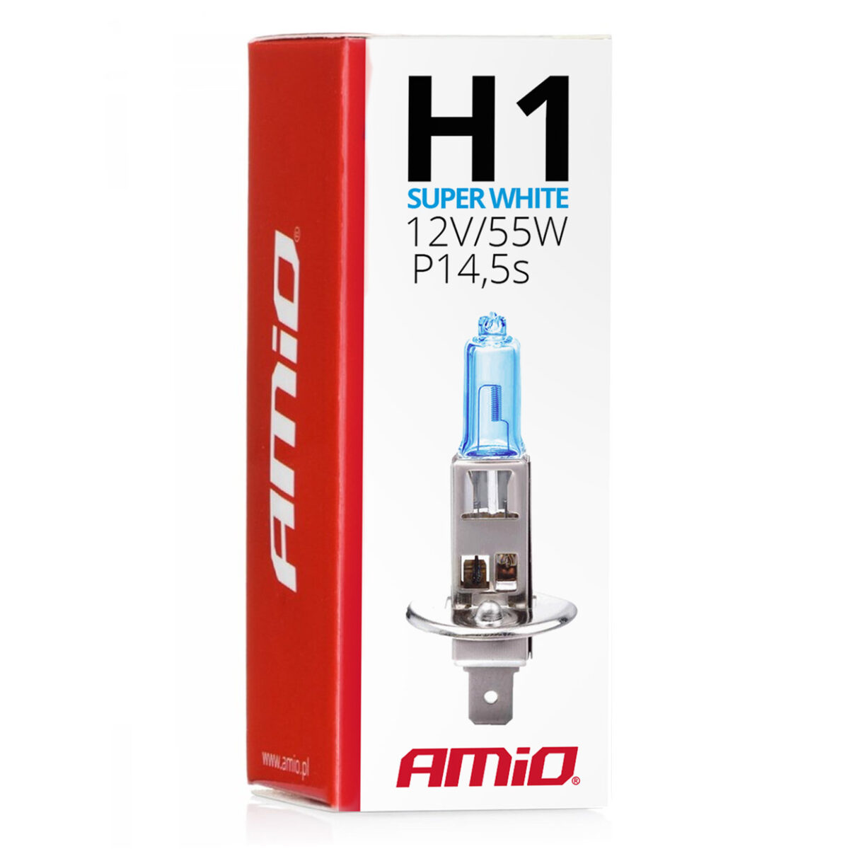 H1 12V 55W P14,5s SUPERWHITE AMIO - 1 ΤΕΜ. - Image 3