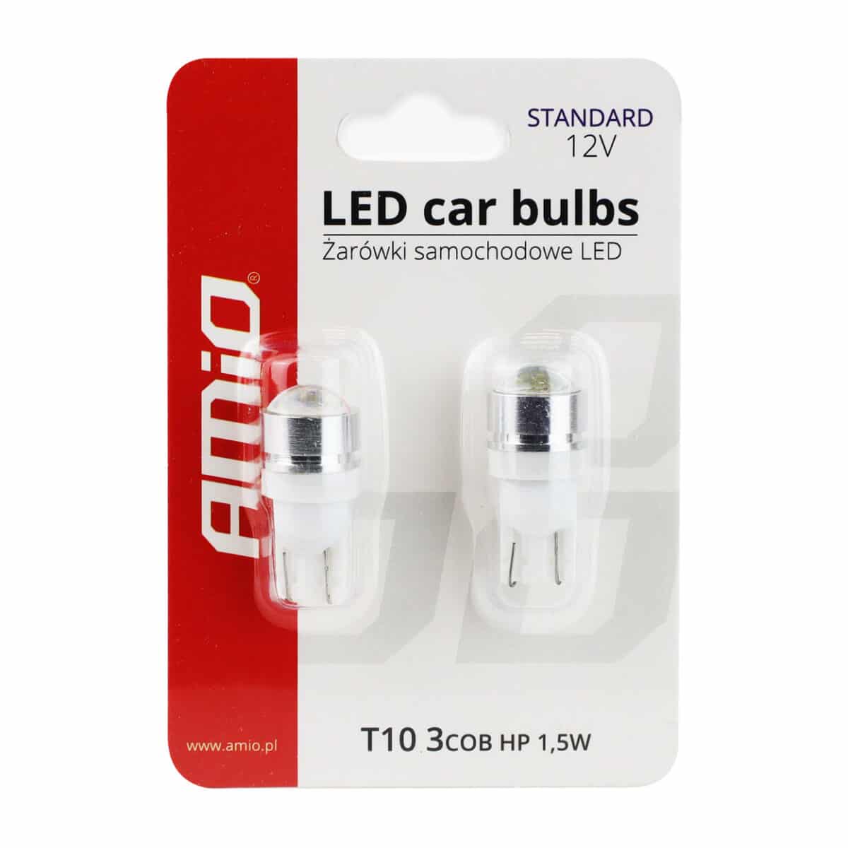 T10 W5W 12V W2,1x9,5d ΛΕΥΚΟ 5.600K 1SMD HP (ΚΑΡΦΩΤΟ) 2ΤΕΜ. - Image 3