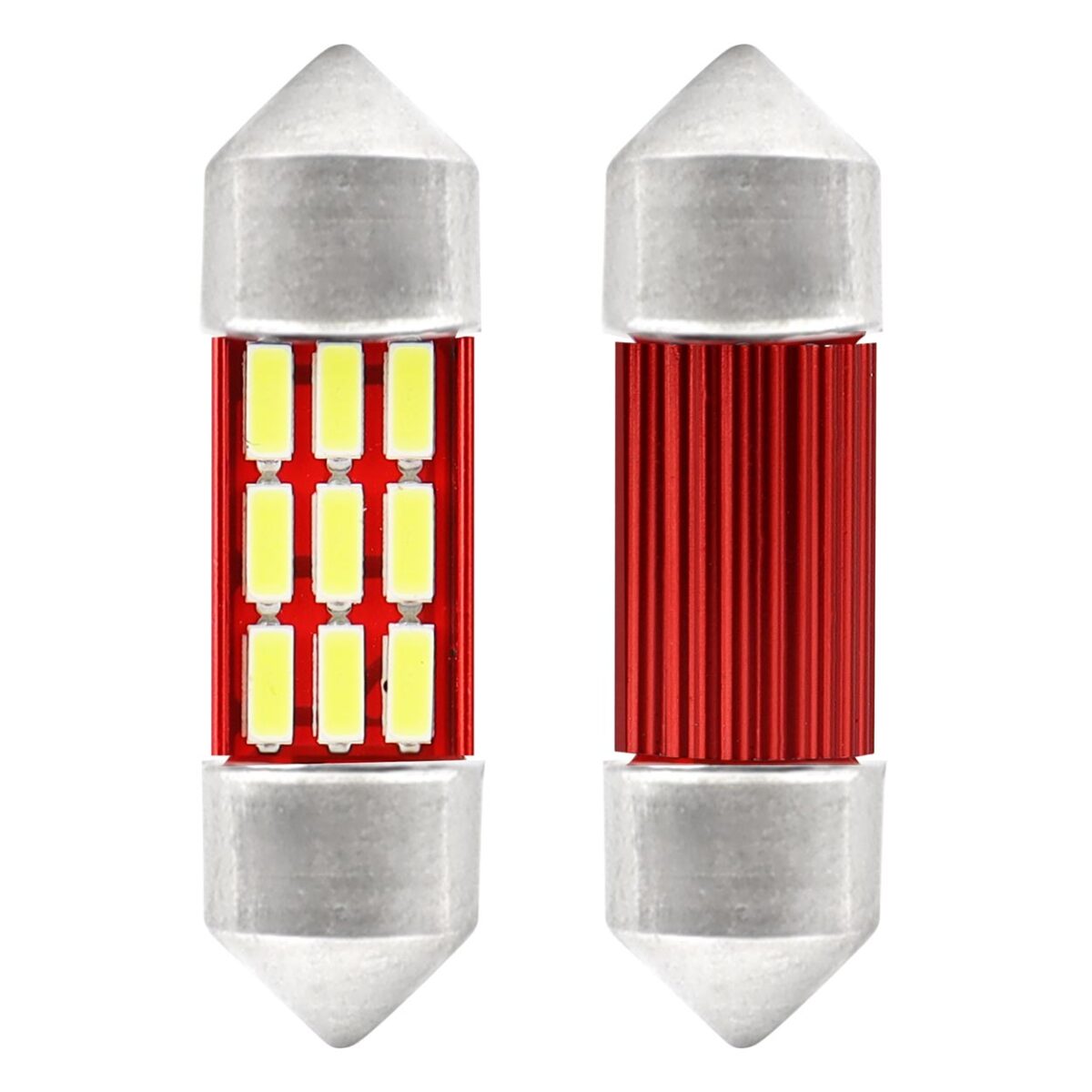ΛΑΜΠΑΚΙΑ ΠΛΑΦΟΝΙΕΡΑΣ 31mm 12V 5.600K 12xSMD 4014 LED CAN-BUS  AMIO - 2 ΤΕΜ. - Image 1