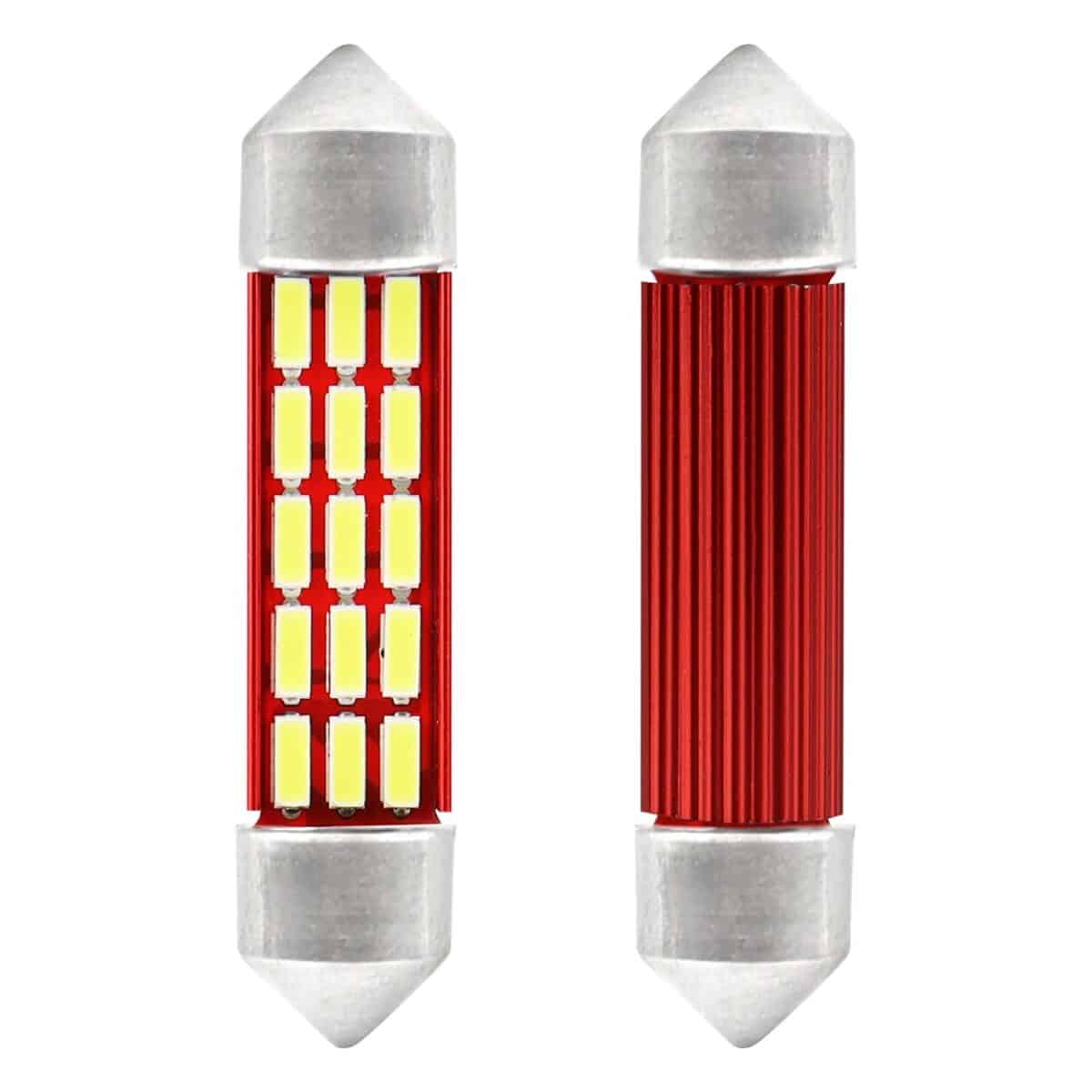ΛΑΜΠΑΚΙΑ ΠΛΑΦΟΝΙΕΡΑΣ 41mm 12V 5.600K 20xSMD 4014 LED CAN-BUS  AMIO - 2 ΤΕΜ. - Image 1