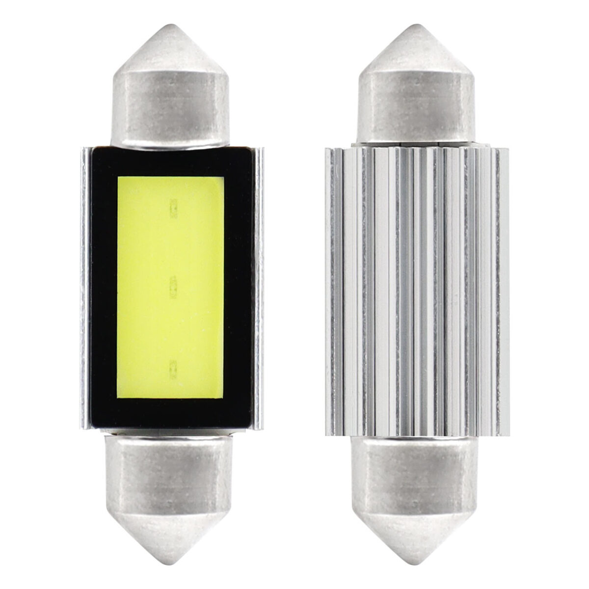 ΛΑΜΠΑΚΙΑ ΠΛΑΦΟΝΙΕΡΑΣ 39mm 12V 5.600K COB LED CAN-BUS AMIO - 2 ΤΕΜ. - Image 1