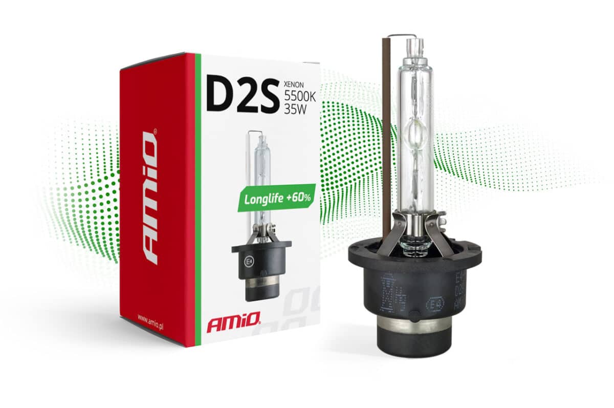 D2S 12V 5.500k 35W ΑΝΤΑΛΛΑΚΤΙΚΗ ΛΑΜΠΑ LONGLIFE +60%  AMIO - 1 ΤΕΜ. - Image 1