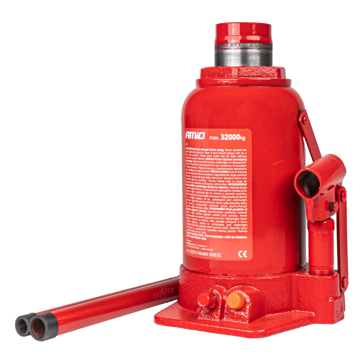 ΓΡΥΛΟΣ ΥΔΡΑΥΛΙΚΟΣ 32 ΤΟΝΩΝ ΑΝΥΨΩΣΗ 235-440mm  AMIO - 1 Τεμ. - Image 1