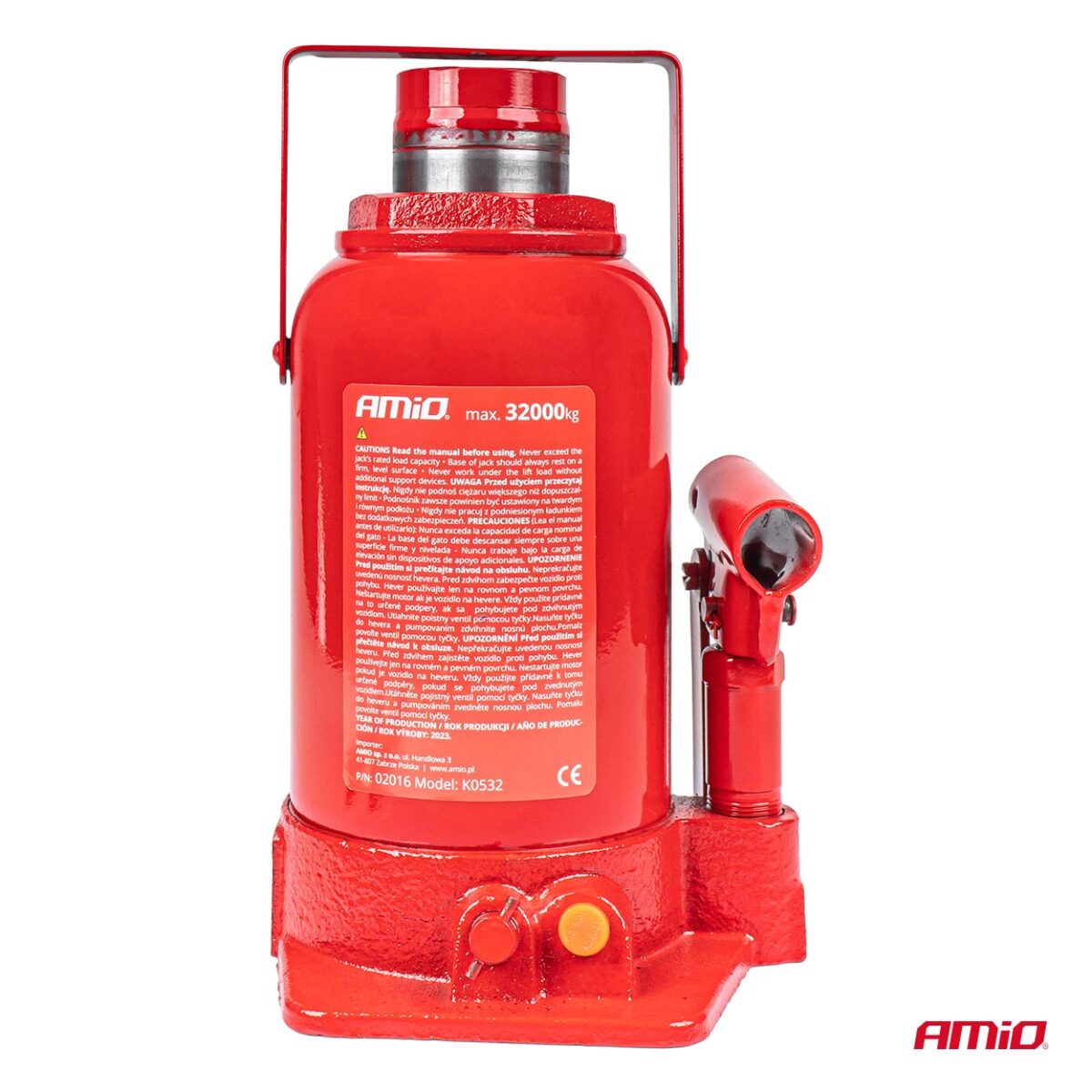 ΓΡΥΛΟΣ ΥΔΡΑΥΛΙΚΟΣ 32 ΤΟΝΩΝ ΑΝΥΨΩΣΗ 235-440mm  AMIO - 1 Τεμ. - Image 4