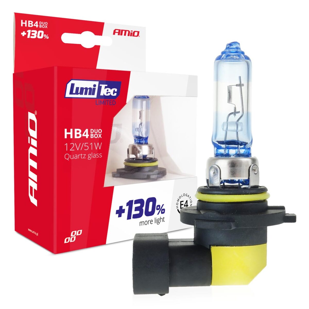 HB4 9006 12V 51W LUMITEC LIMITED +130% UP TO 40m AMIO - 2 ΤΕΜ. - Image 1