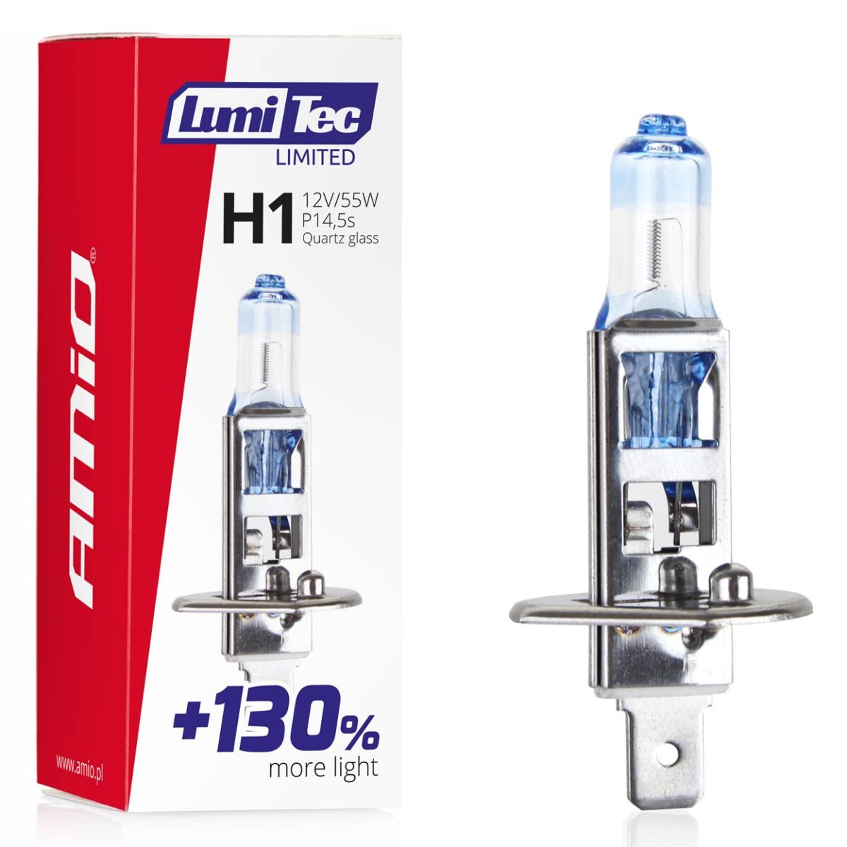 H1 12V 55W P14,5s LUMITEC LIMITED +130%  UP TO 40m AMIO - 1 ΤΕΜ. - Image 1